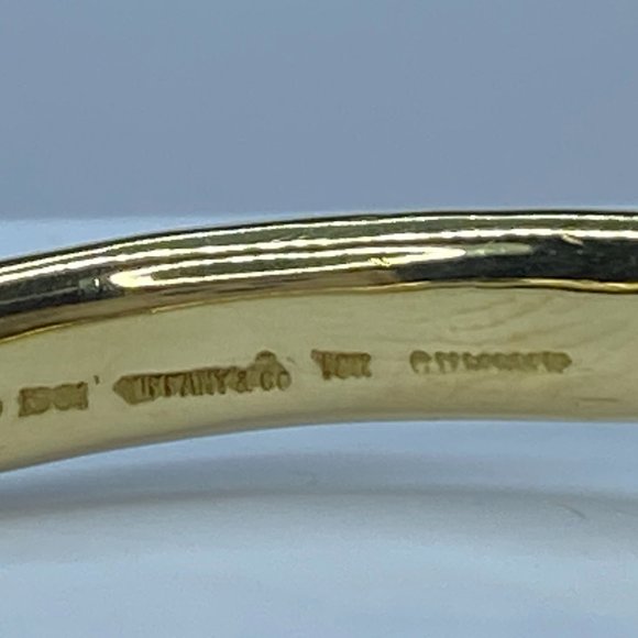 Tiffany & Co. 18K yellow gold Cummings twist knot bangle 40.0g 7.75" JR7874 - Picture 10 of 11